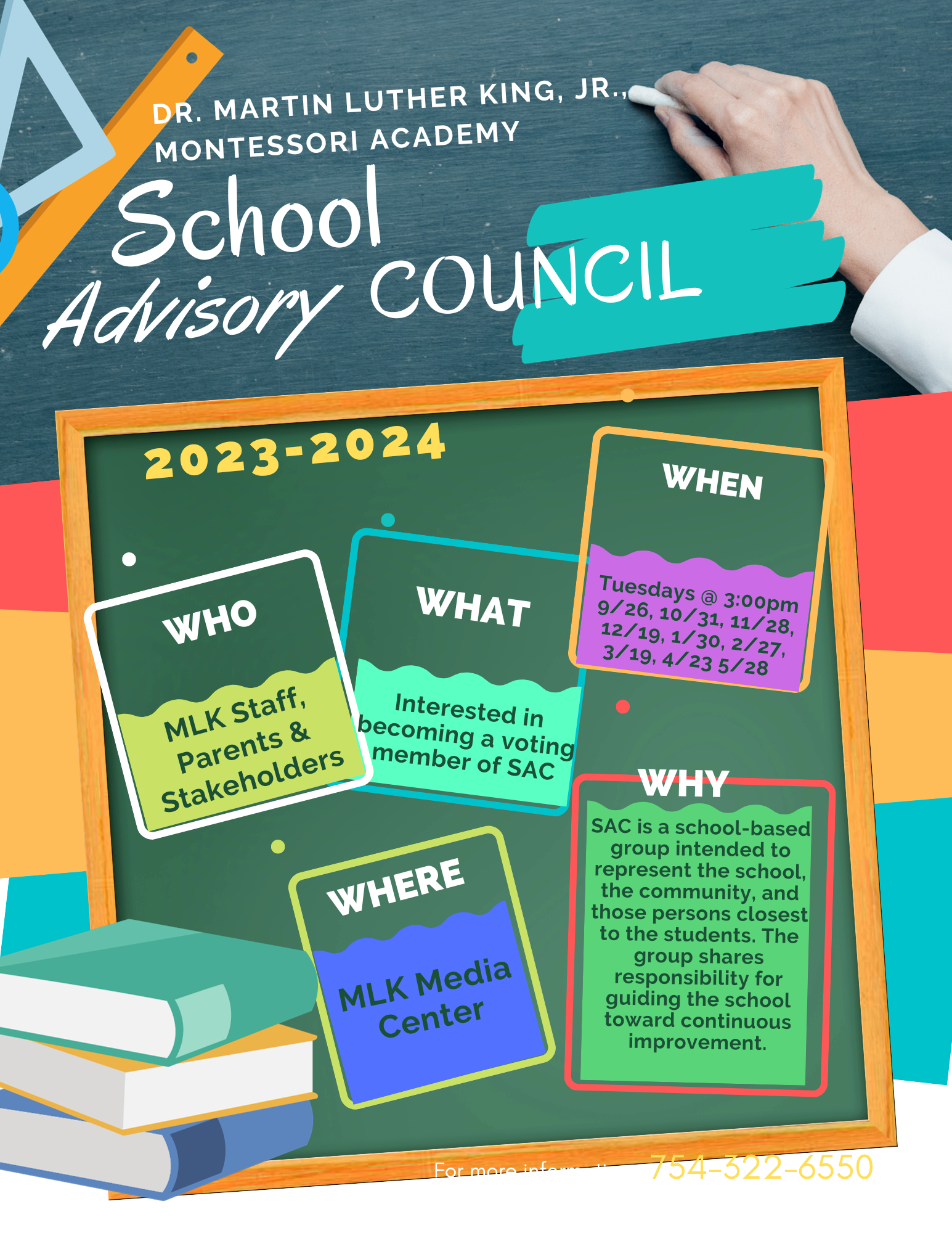 All information on this flyer is written in the message